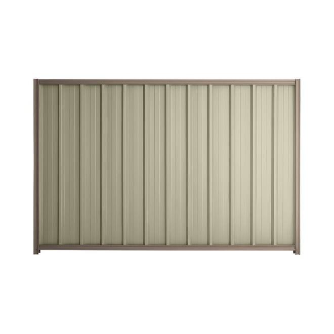 Good Neighbour® Superdek® 1500mm High Fence Panel Sheet: Moss Vale Sand Post/Track: Marsh