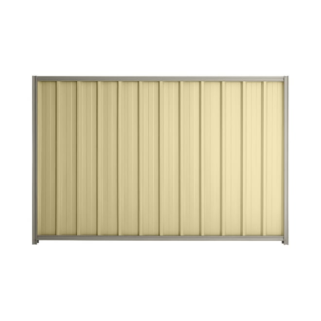Good Neighbour® Superdek® 1500mm High Fence Panel Sheet: Primrose Post/Track: Birch