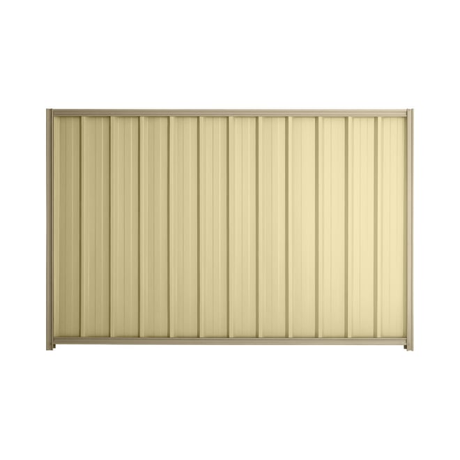 Good Neighbour® Superdek® 1500mm High Fence Panel Sheet: Primrose Post/Track: Merino