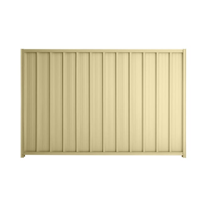 Good Neighbour® Superdek® 1500mm High Fence Panel Sheet: Primrose Post/Track: Primrose