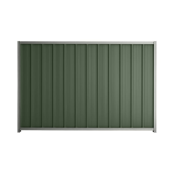 Good Neighbour® Superdek® 1500mm High Fence Panel Sheet: Rivergum Post/Track: Gull Grey