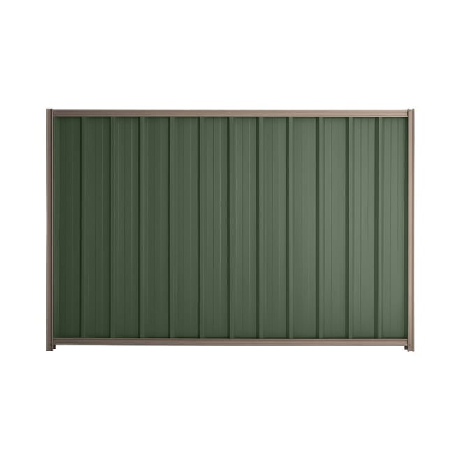 Good Neighbour® Superdek® 1500mm High Fence Panel Sheet: Rivergum Post/Track: Marsh