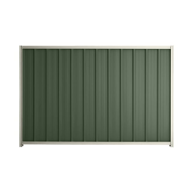 Good Neighbour® Superdek® 1500mm High Fence Panel Sheet: Rivergum Post/Track: Off White
