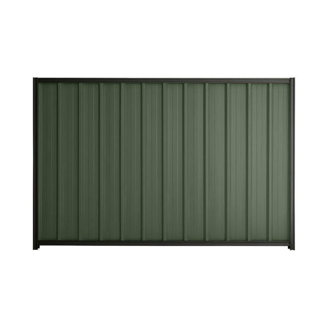 Good Neighbour® Superdek® 1500mm High Fence Panel Sheet: Rivergum Post/Track: Slate Grey