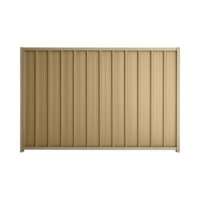 Good Neighbour® Superdek® 1500mm High Fence Panel Sheet: Wheat Post/Track: Merino