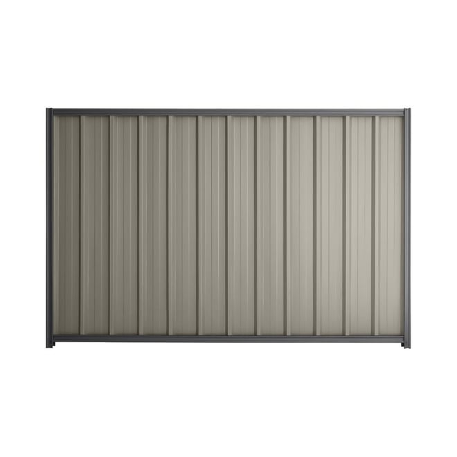 Good Neighbour® Superdek® 1800mm High Fence Panel Sheet: Birch Post/Track: Granite