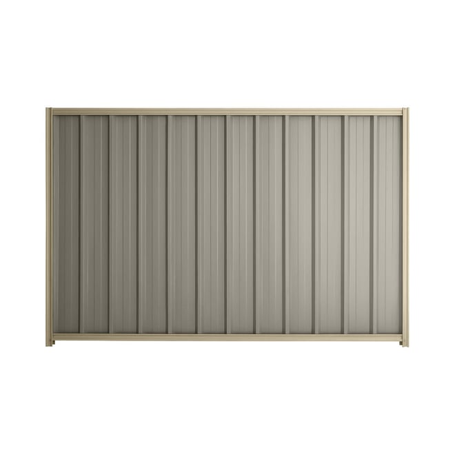 Good Neighbour® Superdek® 1800mm High Fence Panel Sheet: Birch Post/Track: Merino