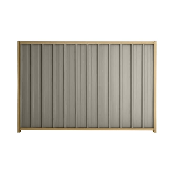 Good Neighbour® Superdek® 1800mm High Fence Panel Sheet: Birch Post/Track: Wheat
