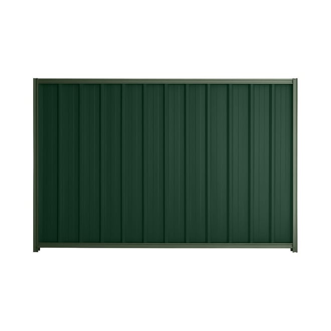 Good Neighbour® Superdek® 1800mm High Fence Panel Sheet: Caulfield Green Post/Track: Rivergum