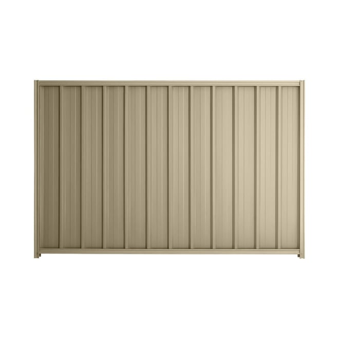 Good Neighbour® Superdek® 1800mm High Fence Panel Sheet: Merino Post/Track: Merino