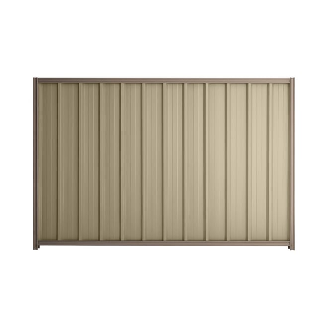Good Neighbour® Superdek® 1800mm High Fence Panel Sheet: Merino Post/Track: Marsh
