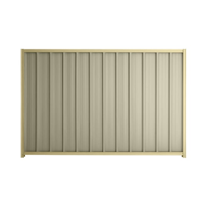 Good Neighbour® Superdek® 1800mm High Fence Panel Sheet: Moss Vale Sand Post/Track: Primrose