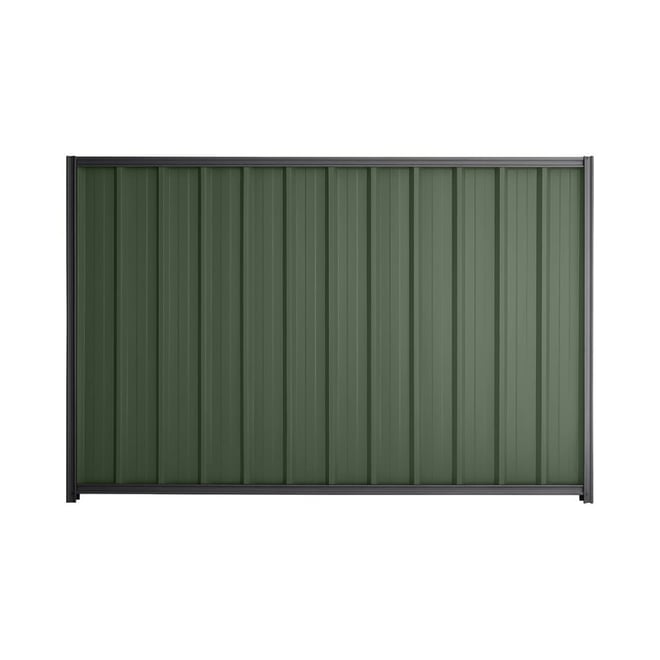 Good Neighbour® Superdek® 1800mm High Fence Panel Sheet: Rivergum Post/Track: Granite