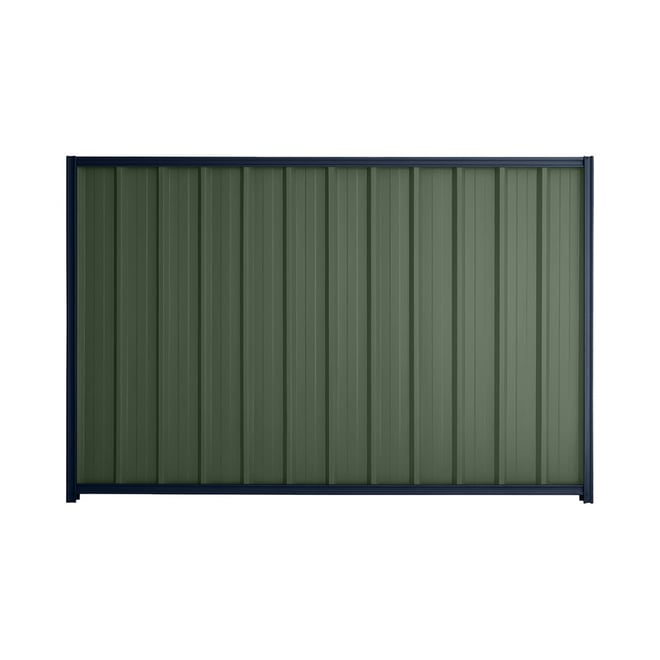 Good Neighbour® Superdek® 1800mm High Fence Panel Sheet: Rivergum Post/Track: Mountain Blue