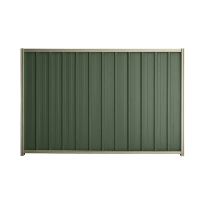 Good Neighbour® Superdek® 1800mm High Fence Panel Sheet: Rivergum Post/Track: Moss Vale Sand