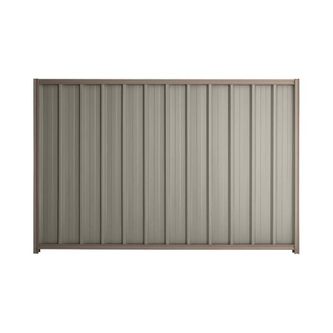 Good Neighbour® Superdek® 2100mm High Fence Panel Sheet: Birch Post/Track: Marsh