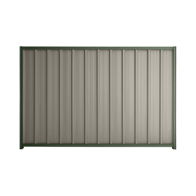 Good Neighbour® Superdek® 2100mm High Fence Panel Sheet: Birch Post/Track: Rivergum
