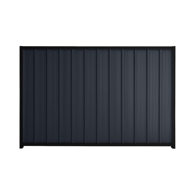 Good Neighbour® Superdek® 2100mm High Fence Panel Sheet: Dark Stone Post/Track: Ebony