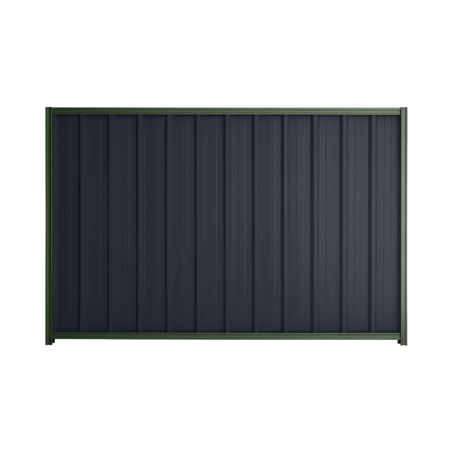 Good Neighbour® Superdek® 2100mm High Fence Panel Sheet: Dark Stone Post/Track: Rivergum
