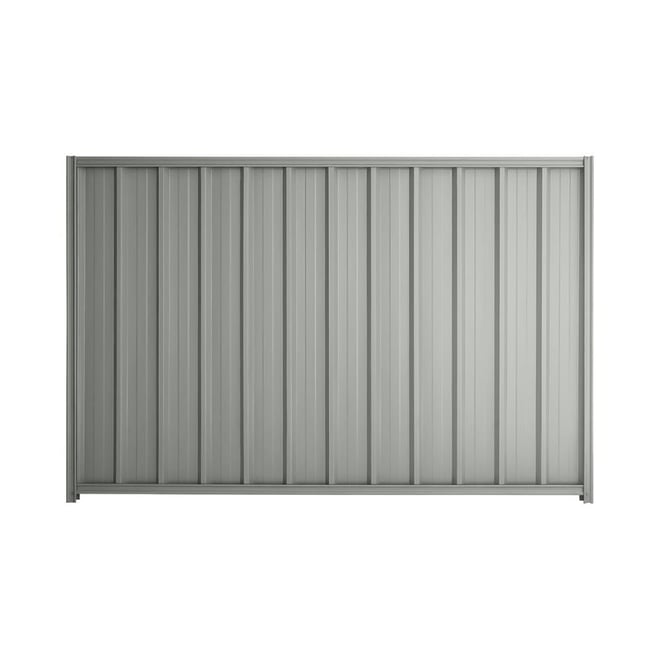 Good Neighbour® Superdek® 2100mm High Fence Panel Sheet: Gull Grey Post/Track: Gull Grey