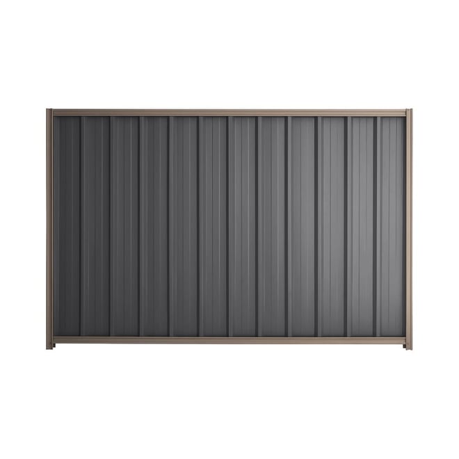 Good Neighbour® Superdek® 2100mm High Fence Panel Sheet: Granite Post/Track: Marsh