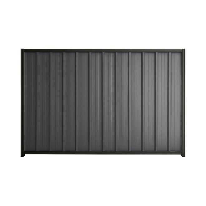 Good Neighbour® Superdek® 2100mm High Fence Panel Sheet: Granite Post/Track: Slate Grey