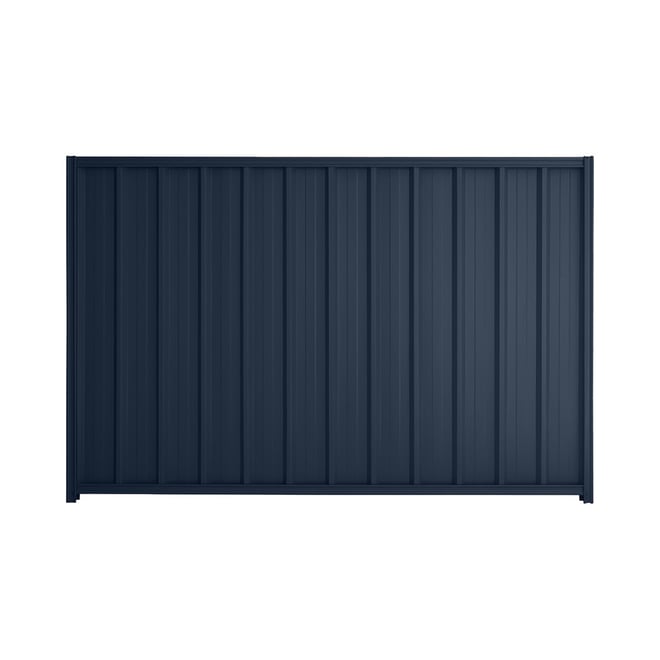Good Neighbour® Superdek® 2100mm High Fence Panel Sheet: Mountain Blue Post/Track: Mountain Blue