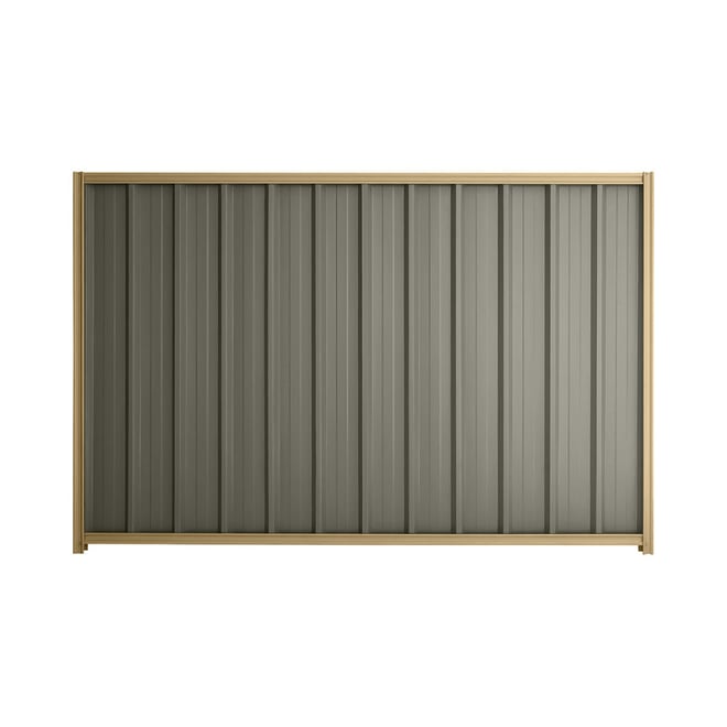 Good Neighbour® Superdek® 2100mm High Fence Panel Sheet: Marsh Post/Track: Wheat