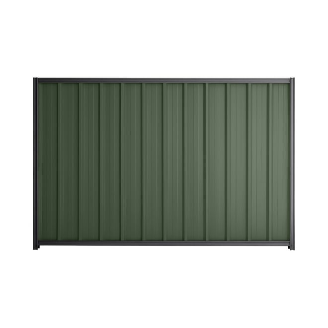 Good Neighbour® Superdek® 2100mm High Fence Panel Sheet: Rivergum Post/Track: Granite