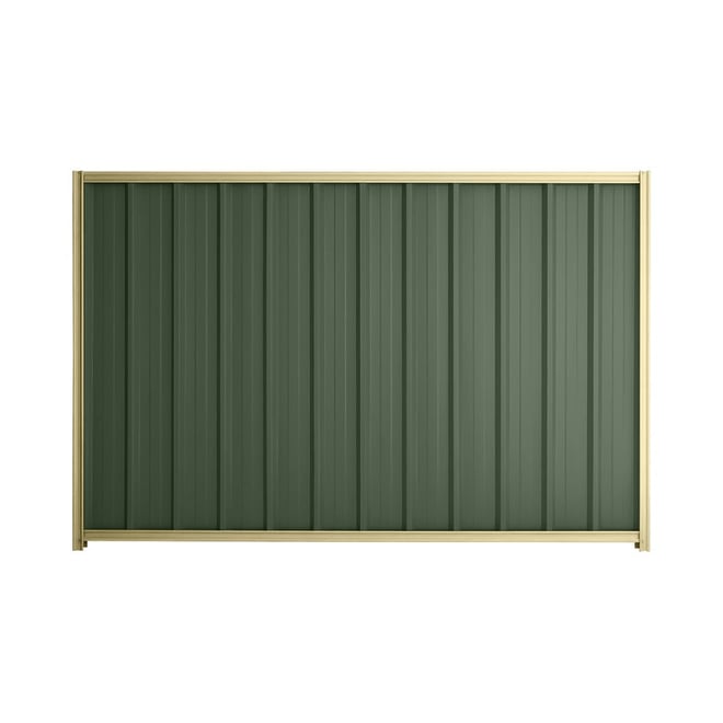Good Neighbour® Superdek® 2100mm High Fence Panel Sheet: Rivergum Post/Track: Primrose