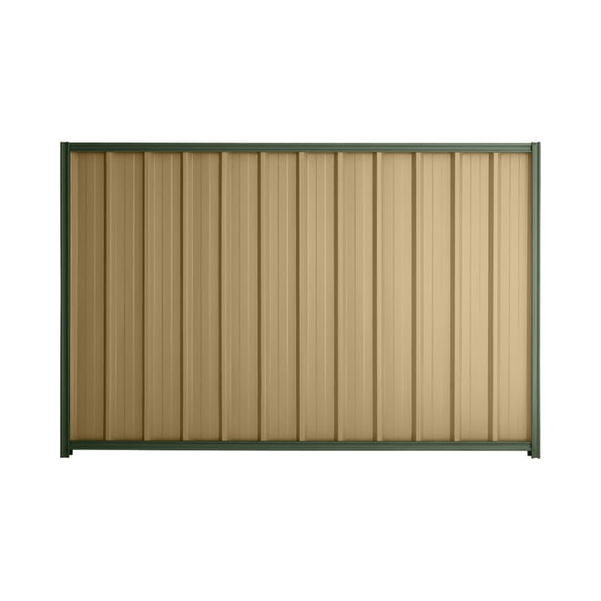 Good Neighbour® Superdek® 2100mm High Fence Panel Sheet: Wheat Post/Track: Rivergum