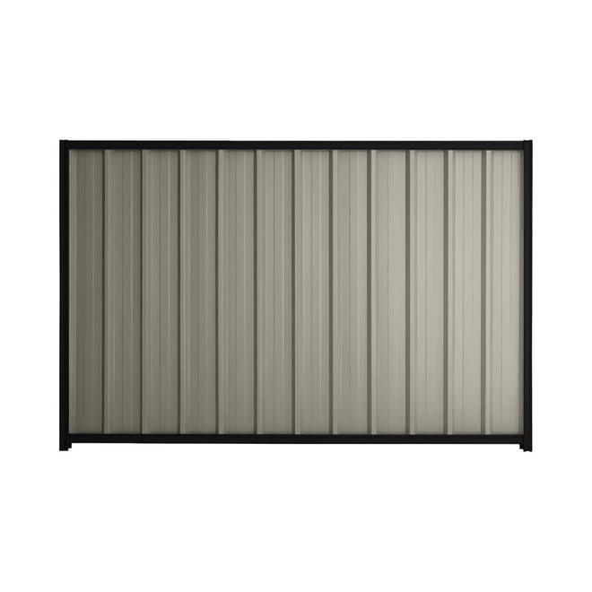 Good Neighbour® Superdek® 900mm High Fence Panel Sheet: Birch Post/Track: Ebony