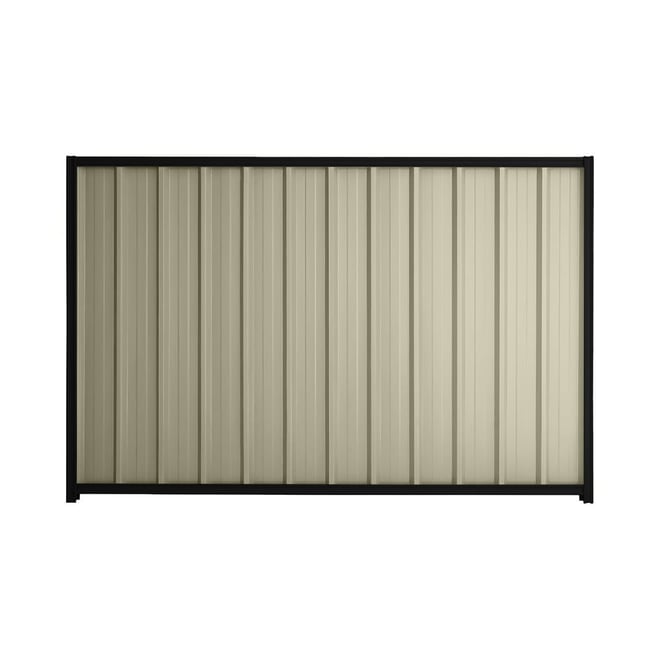 Good Neighbour® Superdek® 900mm High Fence Panel Sheet: Moss Vale Sand Post/Track: Ebony