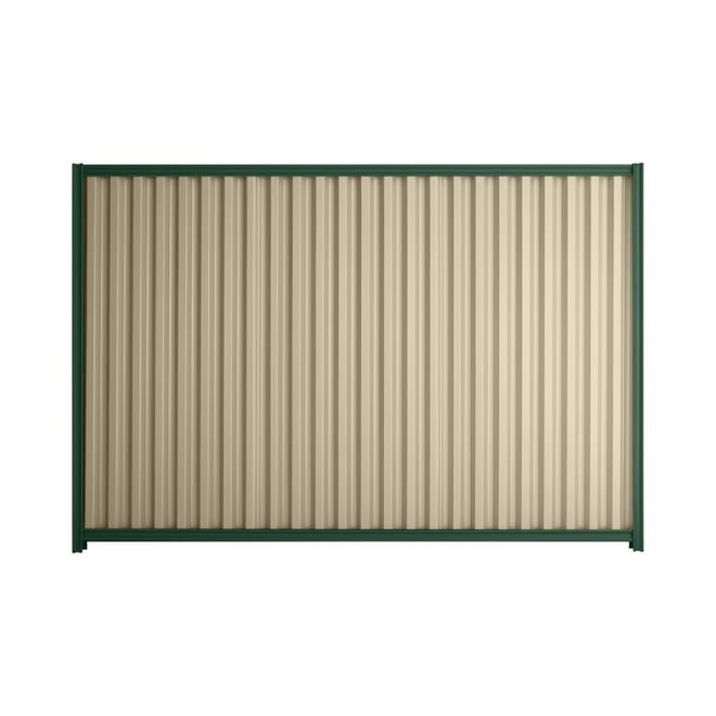 Good Neighbour® Smartspan® 1200mm High Fence Panel Sheet: Merino Post/Track: Caulfield Green