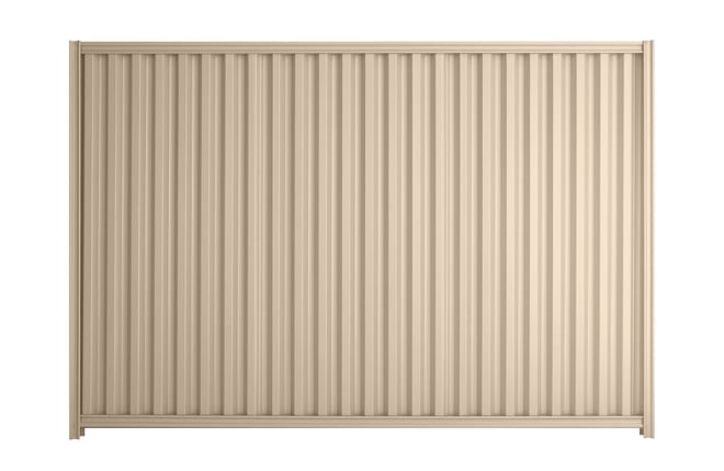 Good Neighbour Smartspan 1200mm High Fence Panel Sheet: Merino, Post/Track: Merino