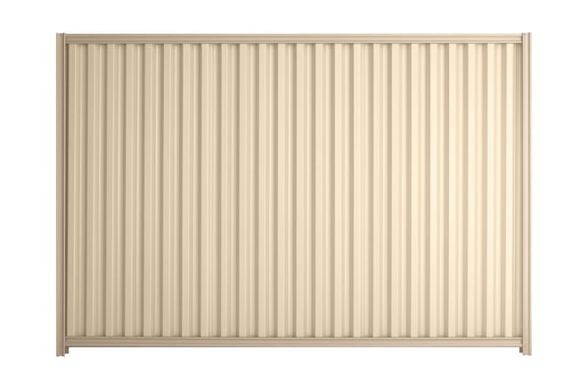 Good Neighbour Smartspan 1200mm High Fence Panel Sheet: Primrose, Post/Track: Merino