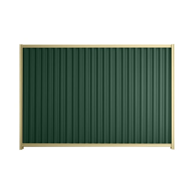 Good Neighbour® Smartspan® 1500mm High Fence Panel Sheet: Caulfield Green Post/Track: Primrose