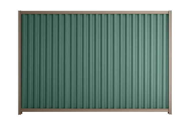 Good Neighbour Smartspan 1500mm High Fence Panel Sheet: Rivergum Post/Track: Beige