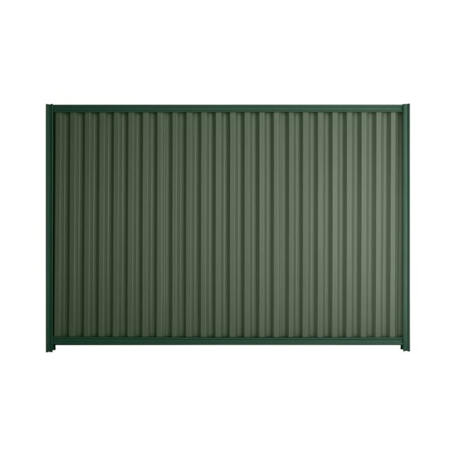 Good Neighbour® Smartspan® 1500mm High Fence Panel Sheet: Rivergum Post/Track: Caulfield Green