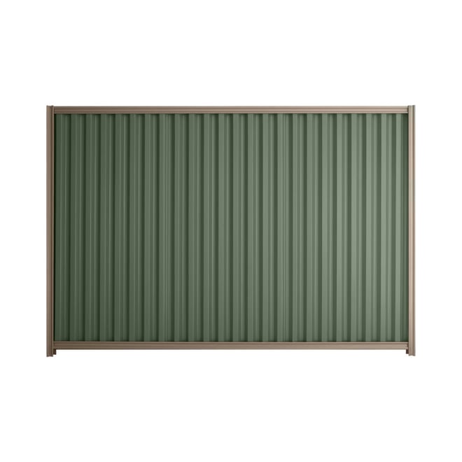 Good Neighbour® Smartspan® 1500mm High Fence Panel Sheet: Rivergum Post/Track: Iron Bark