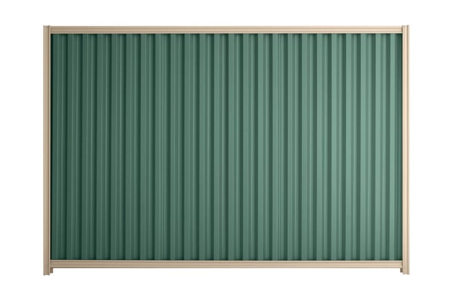 Good Neighbour Smartspan 1500mm High Fence Panel Sheet: Rivergum Post/Track: Merino