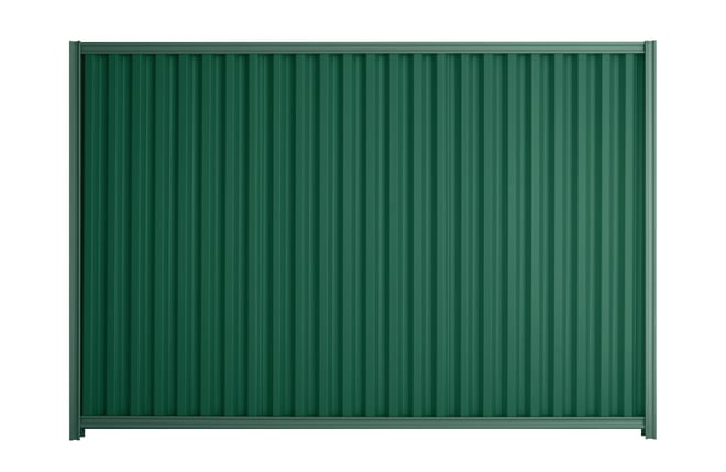 Good Neighbour Smartspan 1800mm High Fence Panel Sheet: Caulfield Green, Post/Track: Rivergum