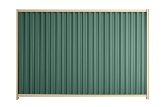Good Neighbour Smartspan 1800mm High Fence Panel Sheet: Rivergum, Post/Track: Primrose