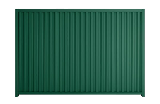 Good Neighbour Smartspan 2100mm High Fence Panel Sheet: Caulfield Green, Post/Track: Caulfield Green