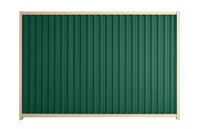Good Neighbour Smartspan 2100mm High Fence Panel Sheet: Caulfield Green, Post/Track: Primrose