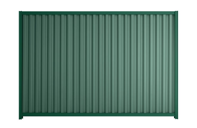 Good Neighbour Smartspan 2100mm High Fence Panel Sheet: Rivergum, Post/Track: Caulfield Green