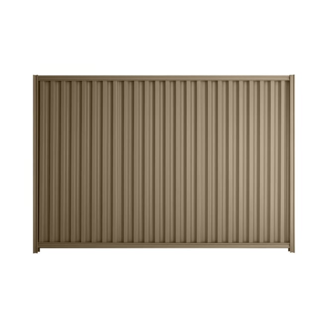 Good Neighbour® Smartspan® 1500mm High Fence Panel Sheet: Beige Post/Track: Beige