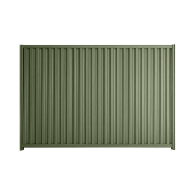 Good Neighbour® Smartspan® 1500mm High Fence Panel Sheet: Mist Green Post/Track: Mist Green