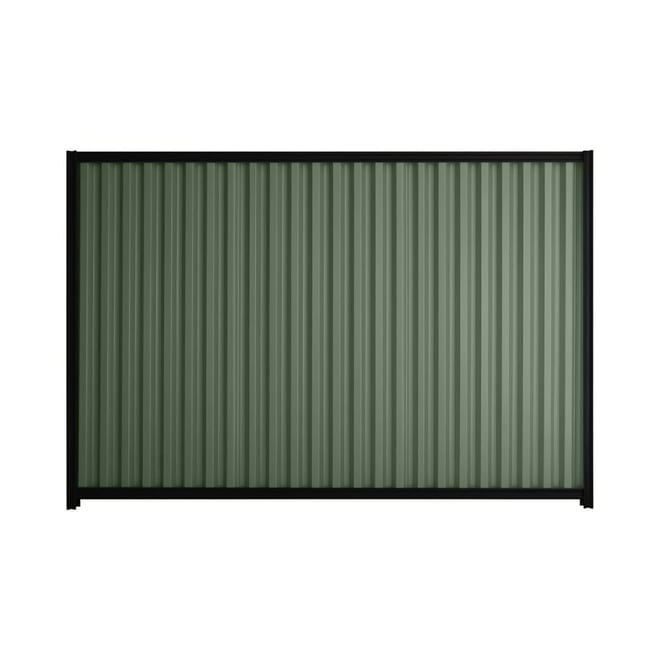 Good Neighbour® Smartspan® 1500mm High Fence Panel Sheet: Rivergum Post/Track: Ebony