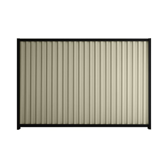 Good Neighbour® Smartspan® 2100mm High Fence Panel Sheet: Moss Vale Sand Post/Track: Ebony